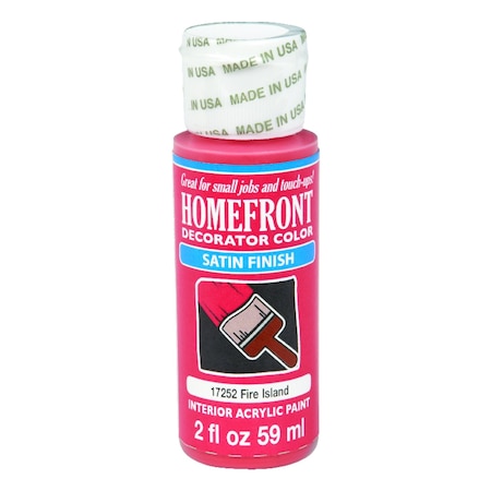 Homefront Homefront Satin Fire Island Hobby Paint 2 oz 17252